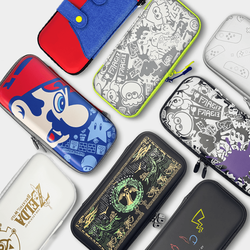 Estojo Rígido Portátil De Grande Capacidade Para Nintendo Switch Oled/Lite