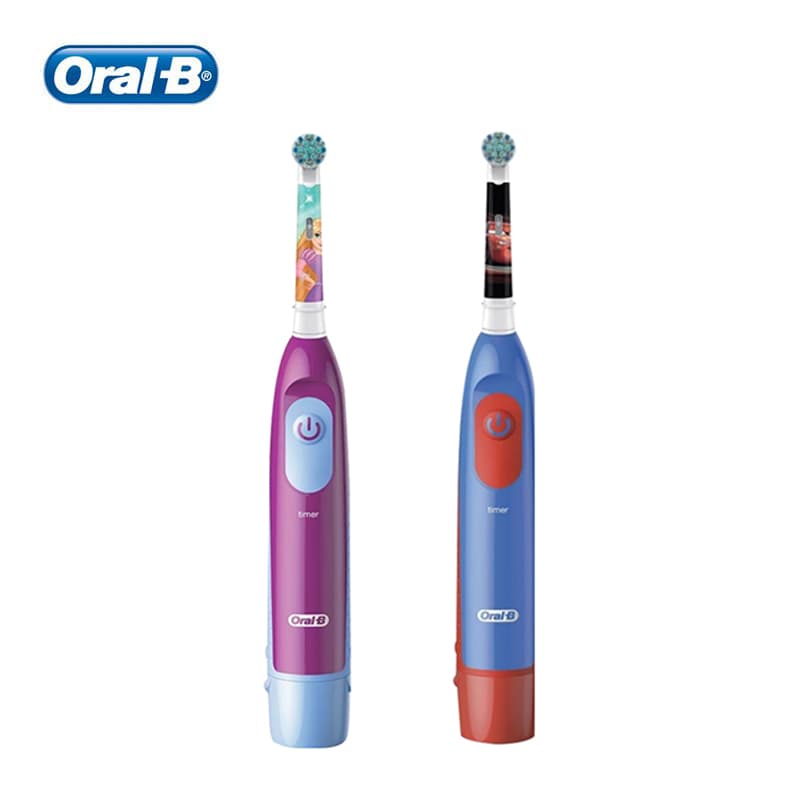 Oral B Kid Escova Dental Elétrica Rotation Clean Teeth Soft Brush Para Crianças Com Temporizador De 2 Minutos Recargas De Presente Extra