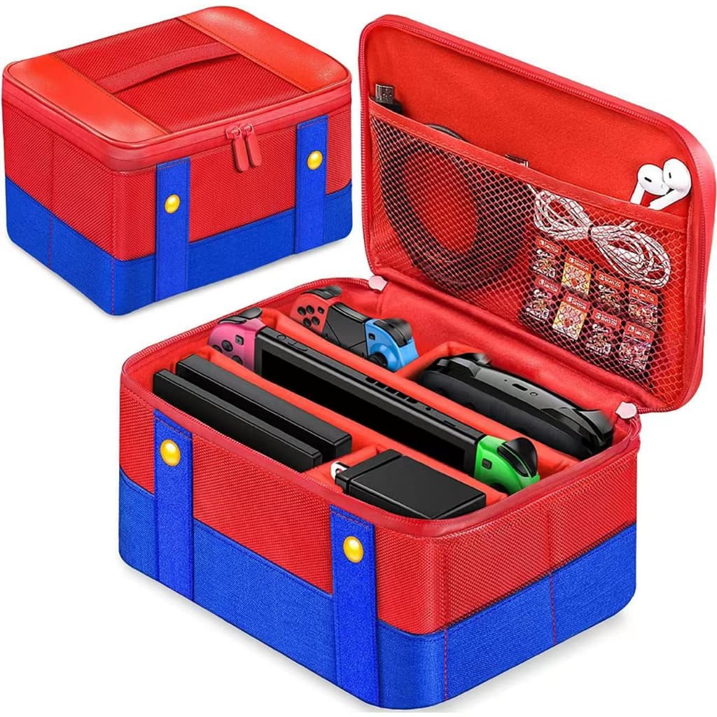 Estojo De Transporte De Grande Capacidade Para Nintendo Switch Console OLED Pro Controller Storage Bag
