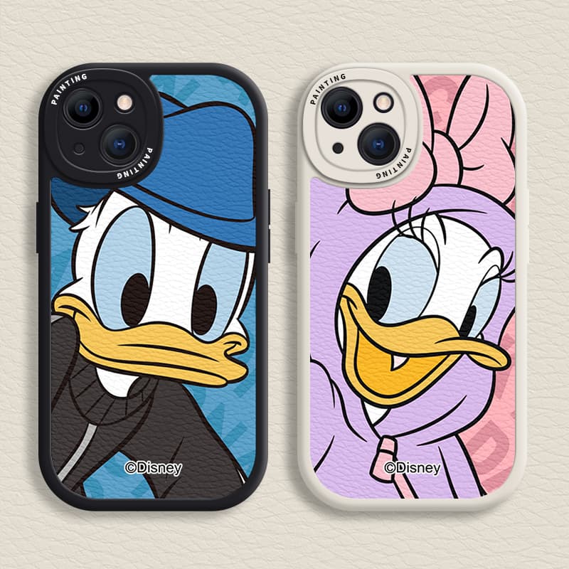 Capa Flexível Para iPhone 14/13/12/11 Promax Street Pato Donald 6/7/8 Plus/X/XR/Xs Max