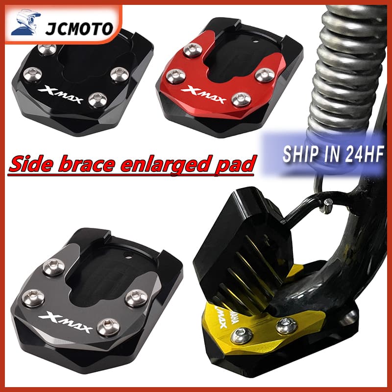 Para YAMAHA XMAX 250 300 V2 V3 XMAX250 XMAX300 X-MAX Acessórios Da Motocicleta Kickstand Suporte Lateral Extensão Amplia