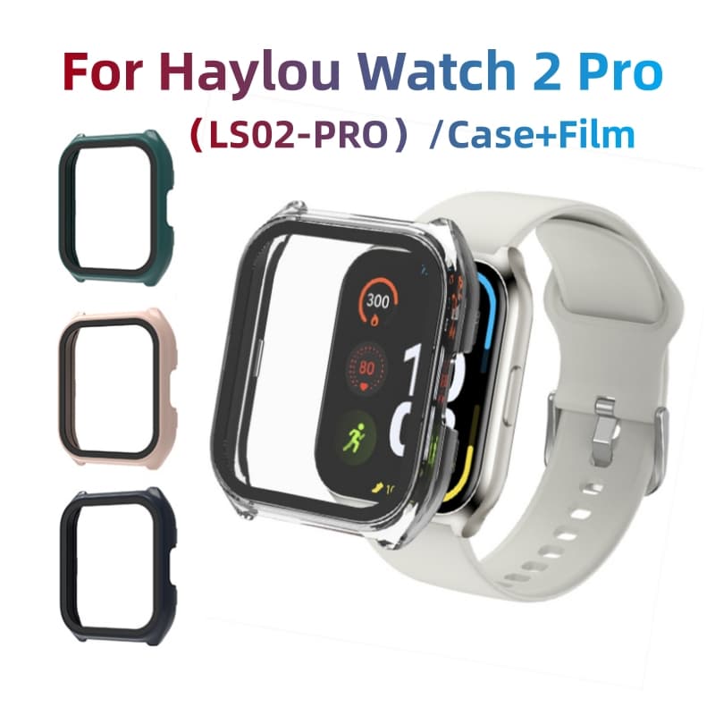 Para O Relógio Haylou Smartwatch 2 PRO/LS02-Pro Do Com Tela De Vidro Temperado Capa À Prova De Choque