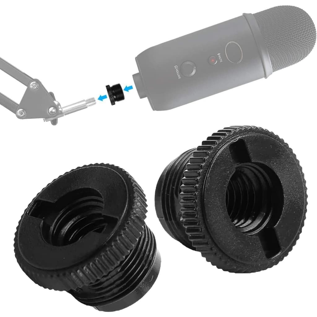 Suporte De Microfone De 5/8 " Para Parafuso Macho A 3 Fêmea