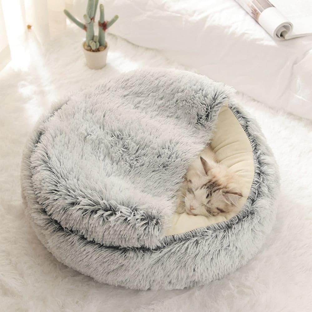 Caminha Pet Nuvem Coberta Fechada Cachorros E Gatos 40cmx40cm