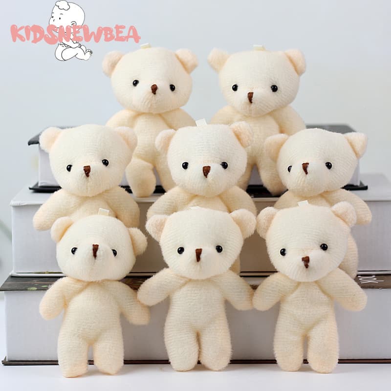 12PCS KidsNewbea laço de pelúcia urso de pelúcia pingente de brinquedo/macio urso de pelúcia boneca/boneca das crianças