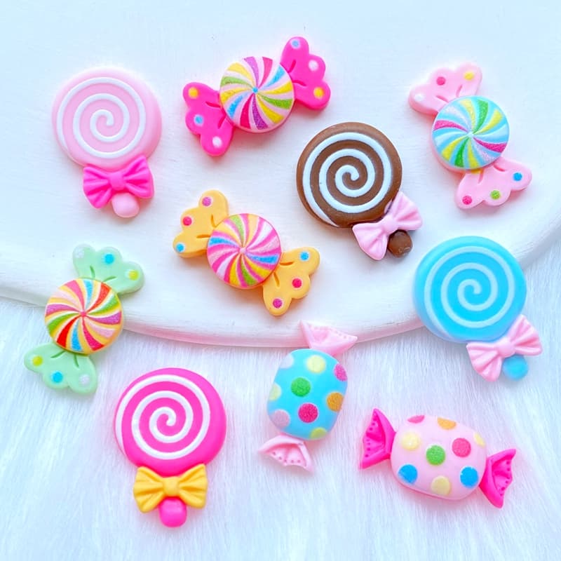 10 Peças Novo Estilo Resina Fun Fun Fun Fun Fun Fun Fun Fun Fun Fun Fun Fun Concentração de Frutas Decoração de Casa Clip de Cabelo para Bebês Patch Acessórios Artesanato