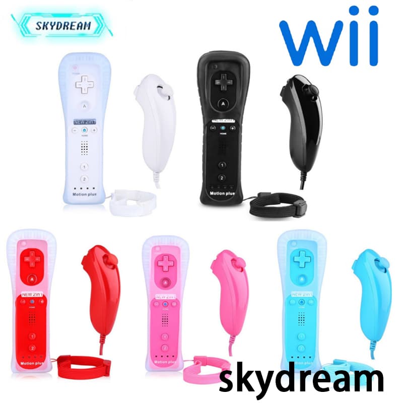 Controle Remoto Para Nintendo Wii Nunchuck Nintend Remote Motion Plus Joypad Joystick