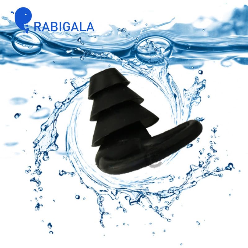 Protetores auriculares de silicone à prova d'água para adultos Tampão de ouvido para dormir