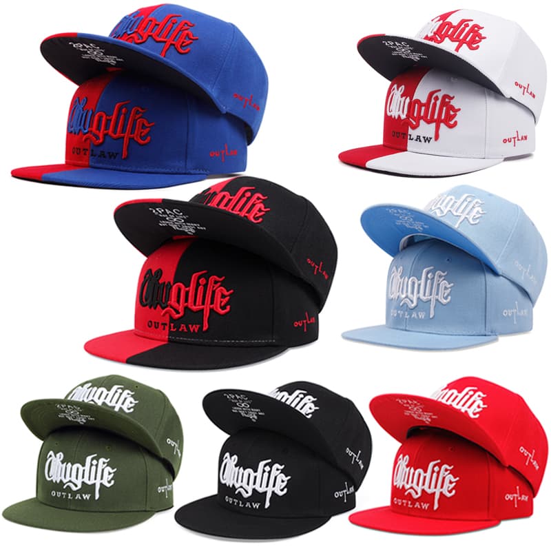 { 2PAC Boné Bordado Hip Hop Snapback Homens Moda sumbrero net cap Para Mulheres Pala De Sol De Verão Ajustável Chapéu