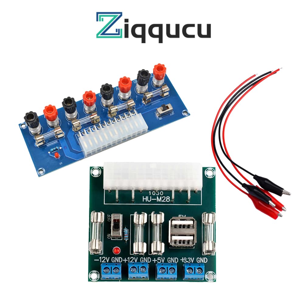 Ziqqqucu HU-M28W/M27 Fonte De Alimentação Do Chassi De Mesa Placa Adaptadora ATX