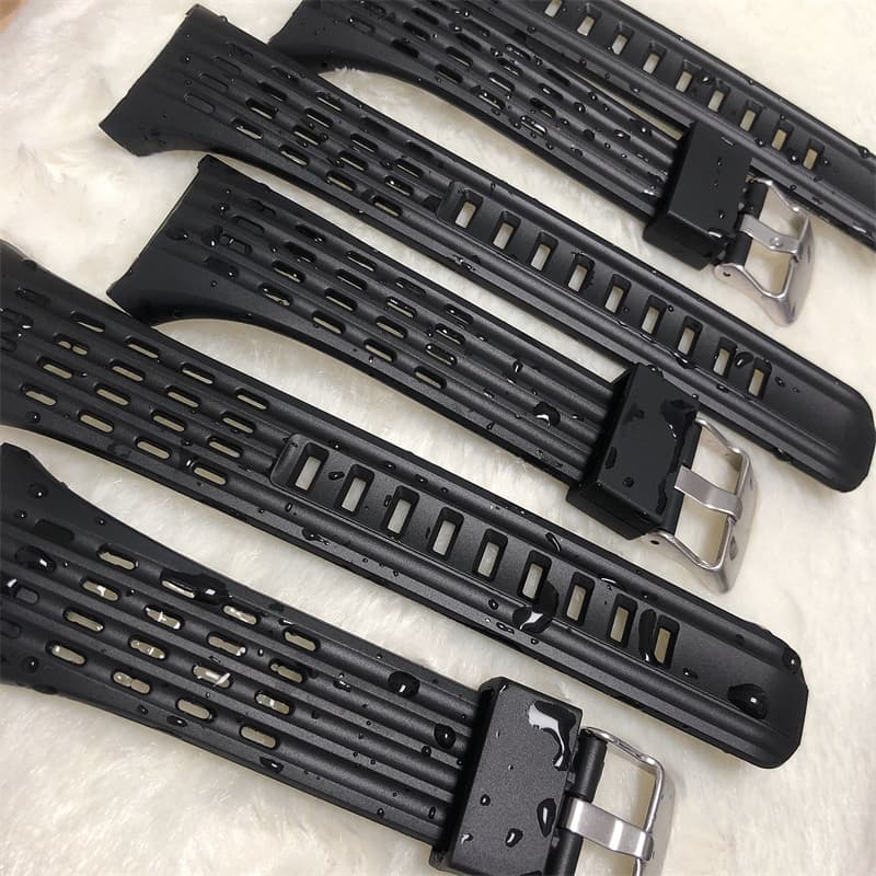 Bracelete De PU Macio Preto Para Skmei 1219 Fashion Outdoor Sport's Watches Band Compatível Com 31mm De Largura