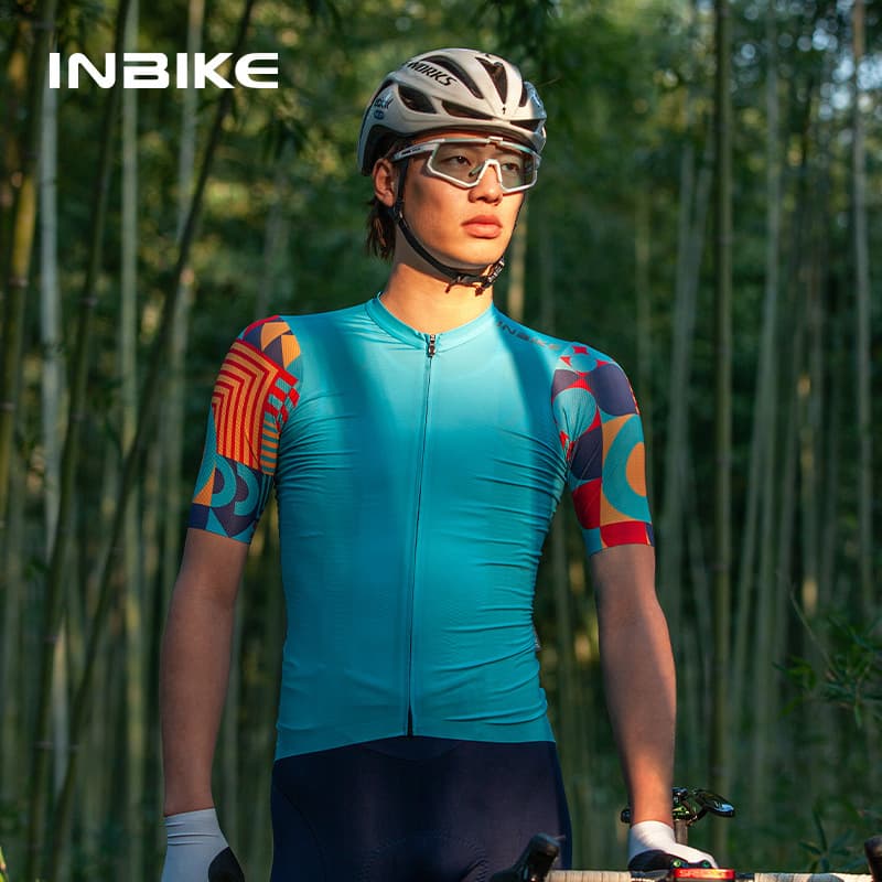 Inbike Verão Camisa De Ciclismo Masculina Manga Curta De Secagem Rápida Camisas De Equitação De Bicicleta Com Bolsos Com