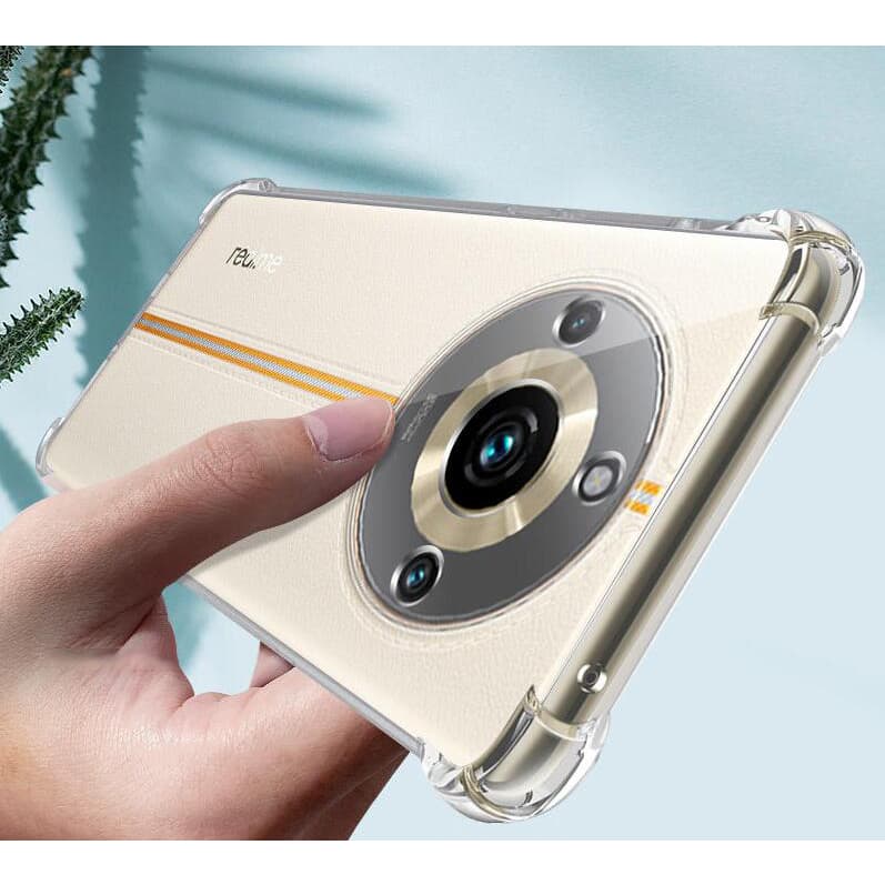 Realme 11 1 11X Pro Plus 4G 5G Caixa Transparente De Silicone À Prova De Choque Traseira De Proteção Da Câmera