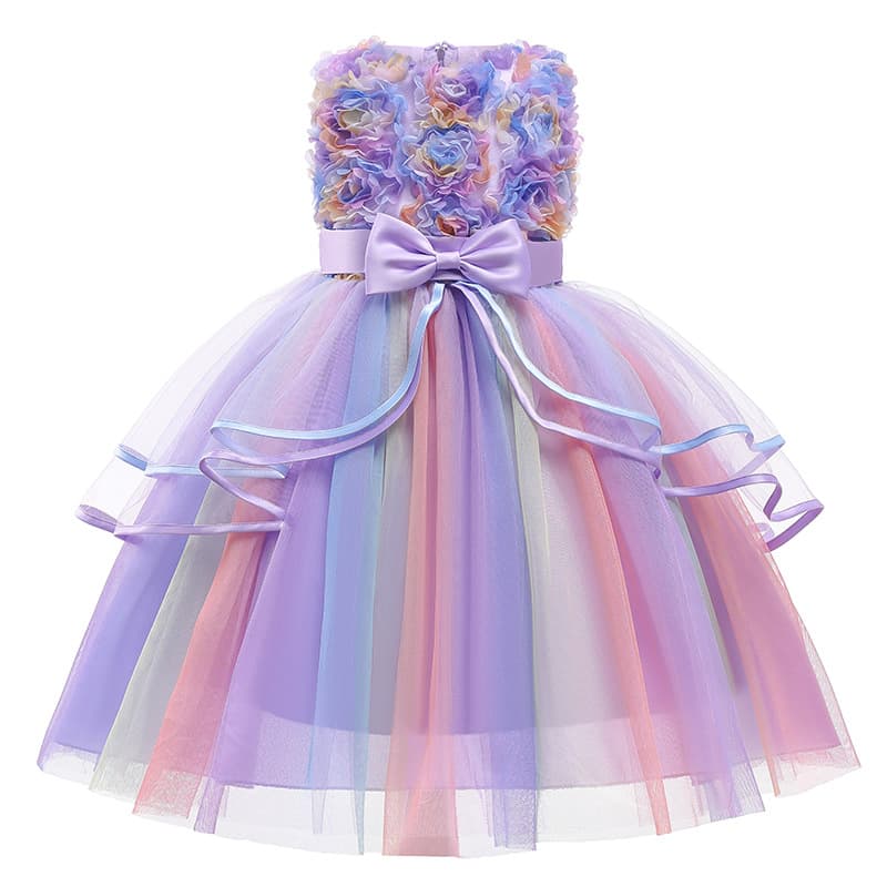 1-10 Anos Vestido de princesa Presentes de aniversário para meninas