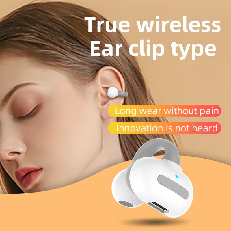 TWS Earbuds Fones De Ouvido Bluetooth Sem Fio Clip-on De Condução Auricular Fone À Prova D'água