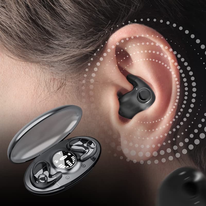 Fone De Ouvido Sem Fio 40dB Com Cancelamento De Ruído Bluetooth 5.2 Microfone ENC HD Chamada TWS Fones Modo De Transparê