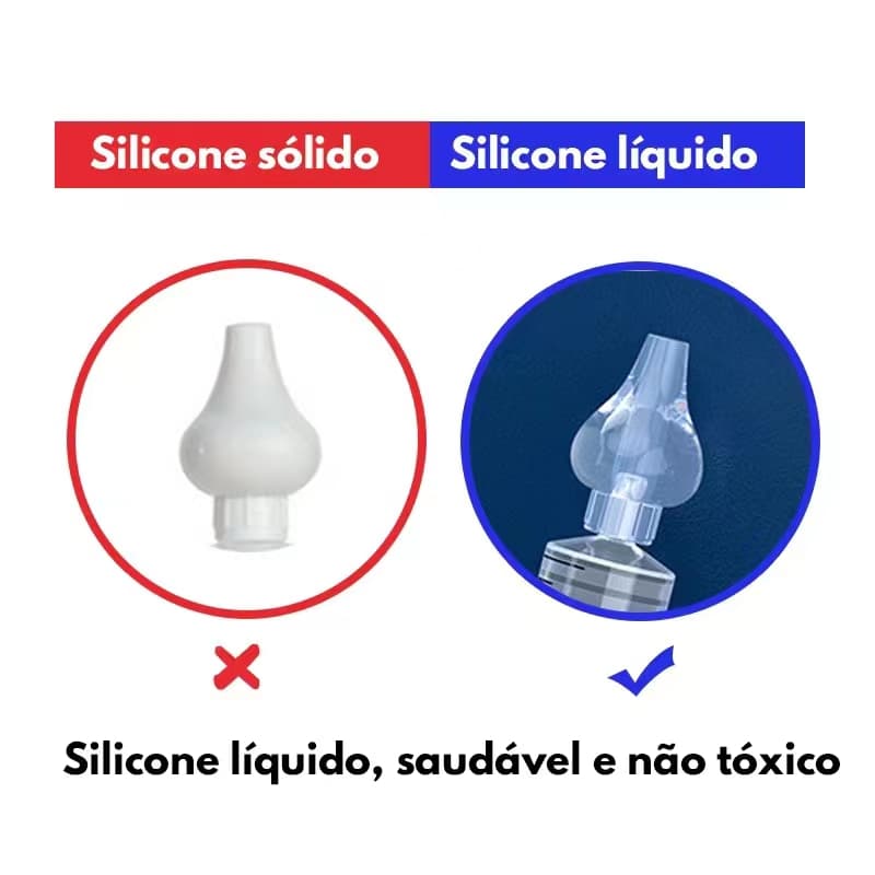 【10pcs】Cabeça De Silicone De Alta Permeabilidade Aspirador Nasal
