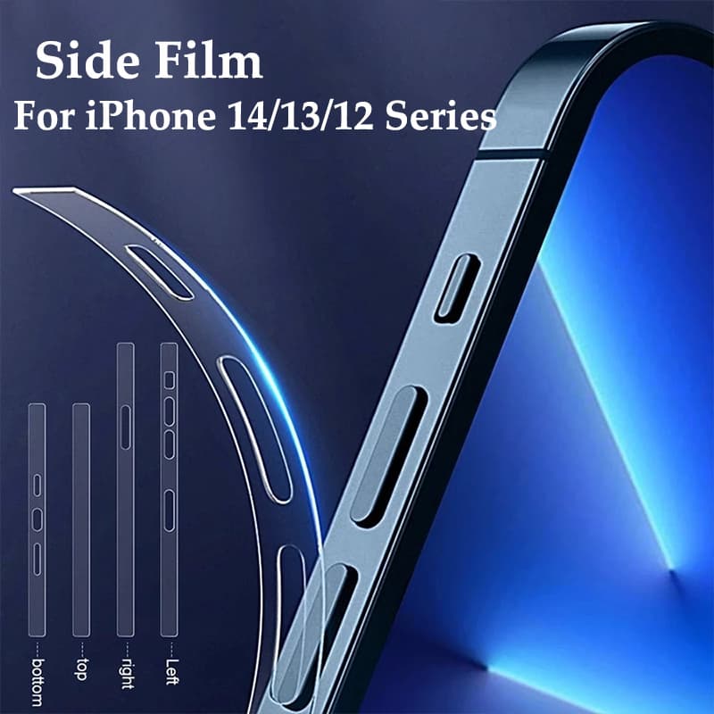 2 Conjuntos De Protetor De Filme Lateral Para iPhone 17/16pro/15/14/13/12 Pro Max 12 Mini Ultra-Fino Transparente/Fosco