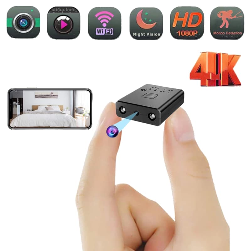 Câmera 4K 1080P Mini Wifi DV Visão Noturna Micro Kamera Home Segurança De Vídeo Gravador De Detecção De Movimento Suporta Latent Tf Card