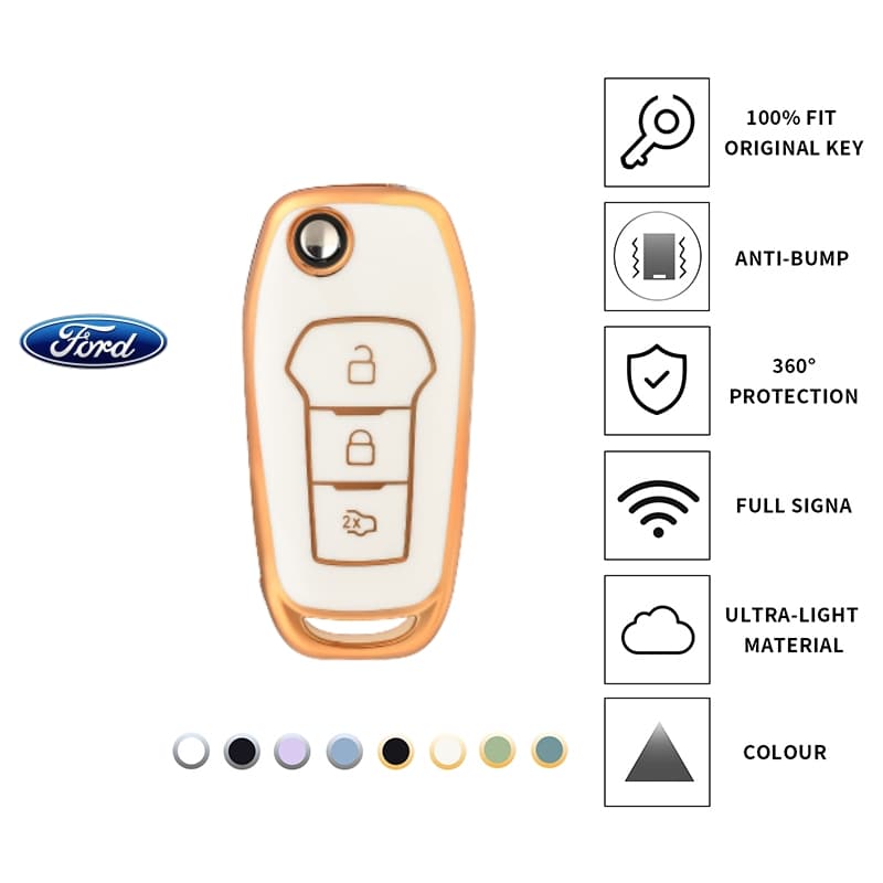 Capa Para O Ford Everest TPU keyfob Fob Focus Ecosport Fiesta Explorer Ranger Wilktrack F150 F250
