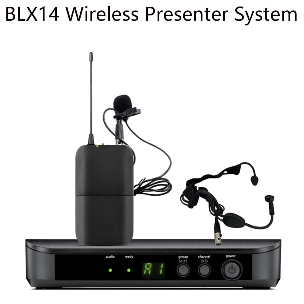 BLX14 BLX4 BLX1 Sistema De Apresentação Sem Fio Com bodypack Microfone Lavalier