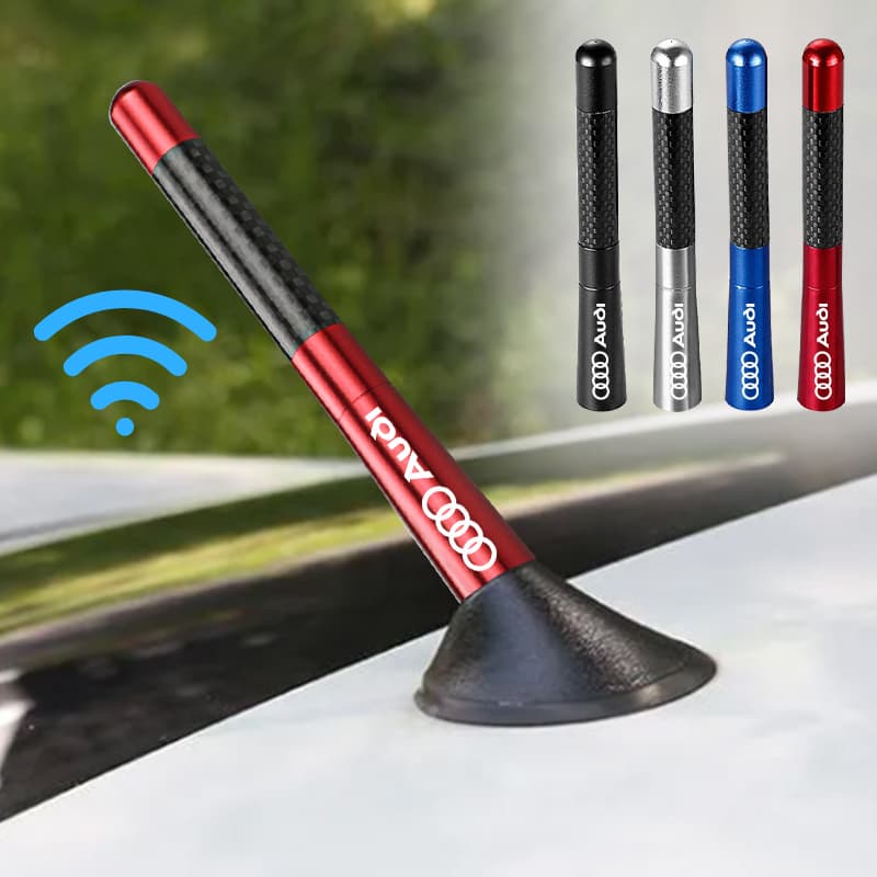 1pcs Rádio Com O Logotipo Do Carro Antenas Receptoras FM/AM Para Audi A4 B8 A3 8P S3 A5 A6 S6 C6 Q5 A8 R8 TT TTS MK2 8J Avant