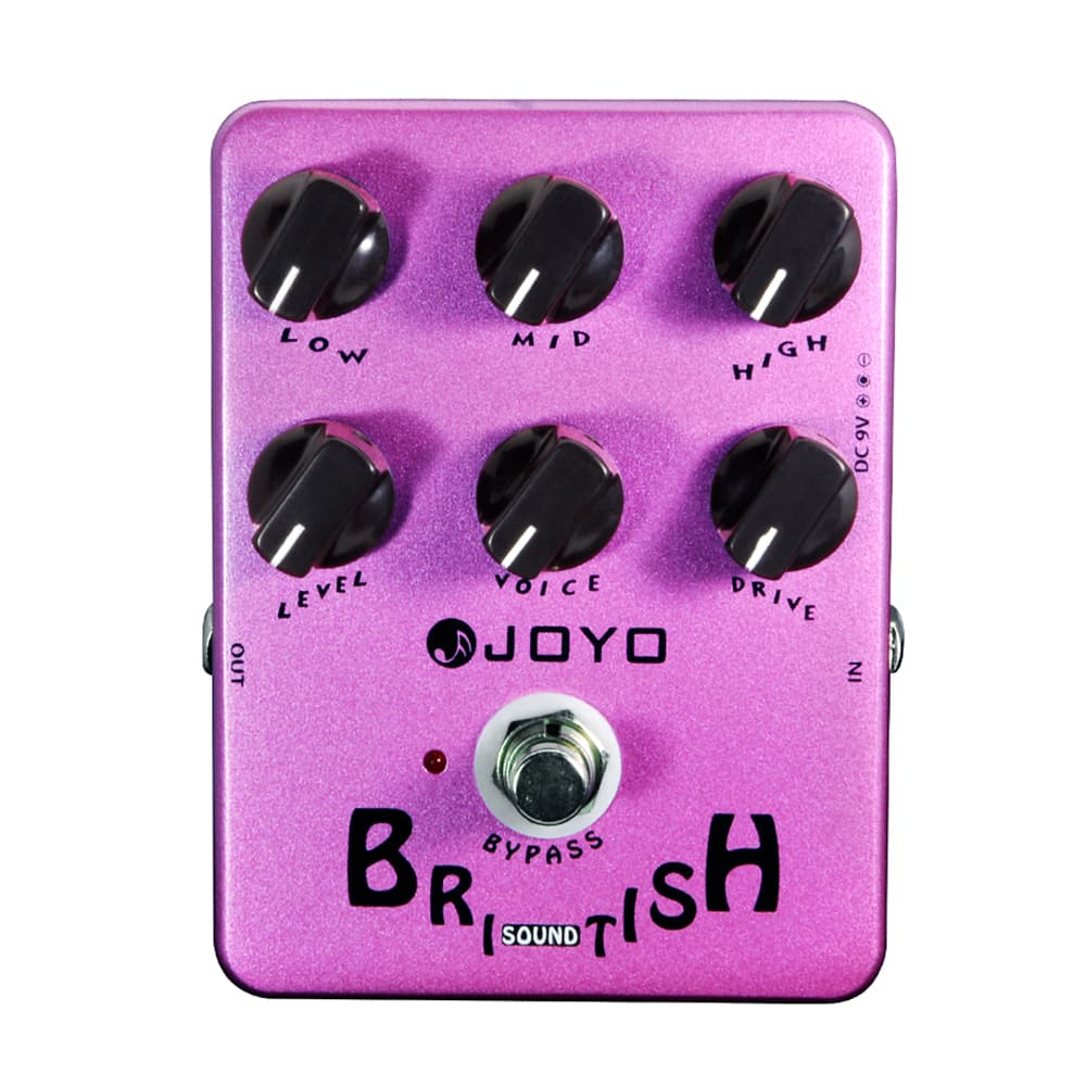 JOYO JF-16 British Sound Rock Amp Simulator Pedal Brit-Era BluesBreaker Overdrive De Efeito Para Guitarra Elétrica