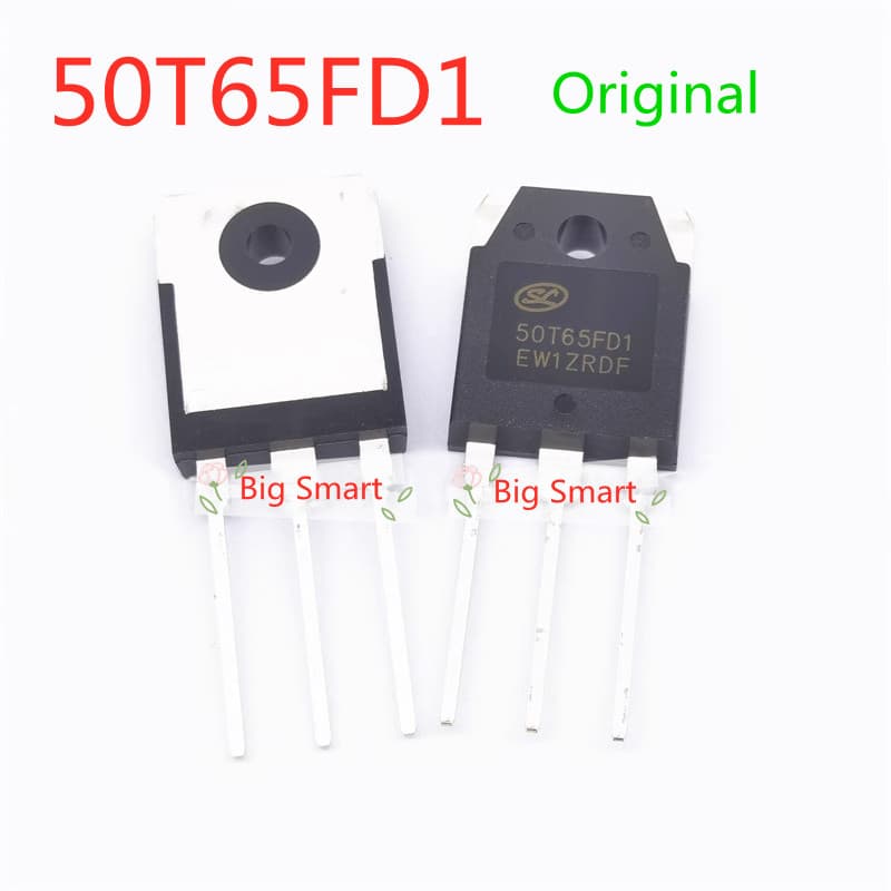 2pçs 5pçs 50T65FD1 SGT50T65FD1PN Original IGBT 50A 650V SGT50T65FD1 TO-3P 50T65 transistor De Tubo Elétrico Único