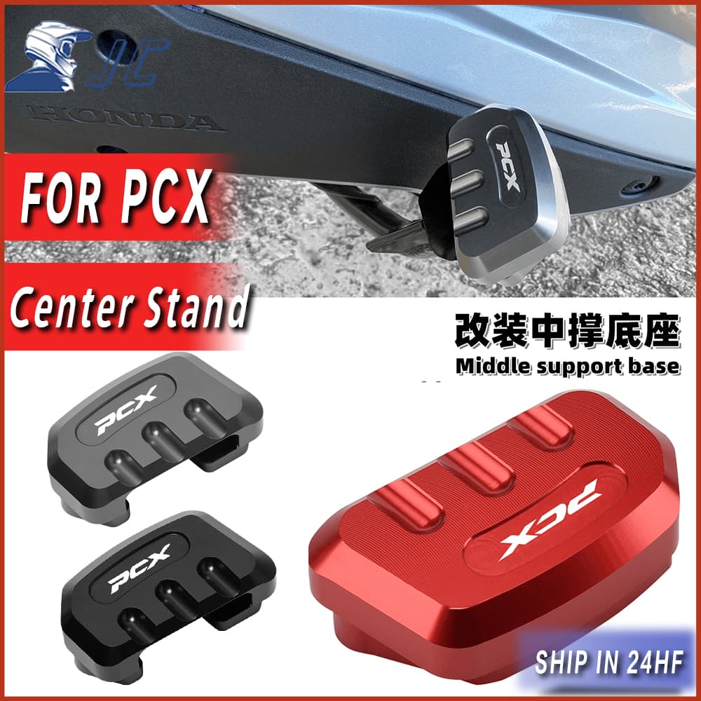 Para HONDA PCX 125 150 160 Modificado Sapatos De Suporte Duplo Centro De Motocicleta CNC Principal Extensão Plana Do Pé Ampliador PCX160
