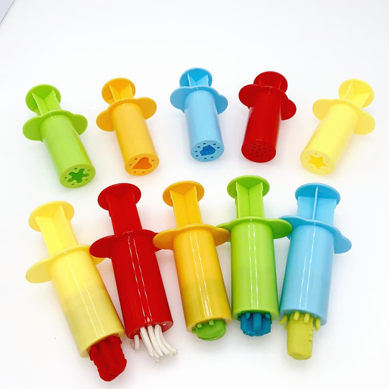 Molde De Plástico Para Massinha Argila Polímero Kit Estrela Macarrão 5 Unidades/Pacote