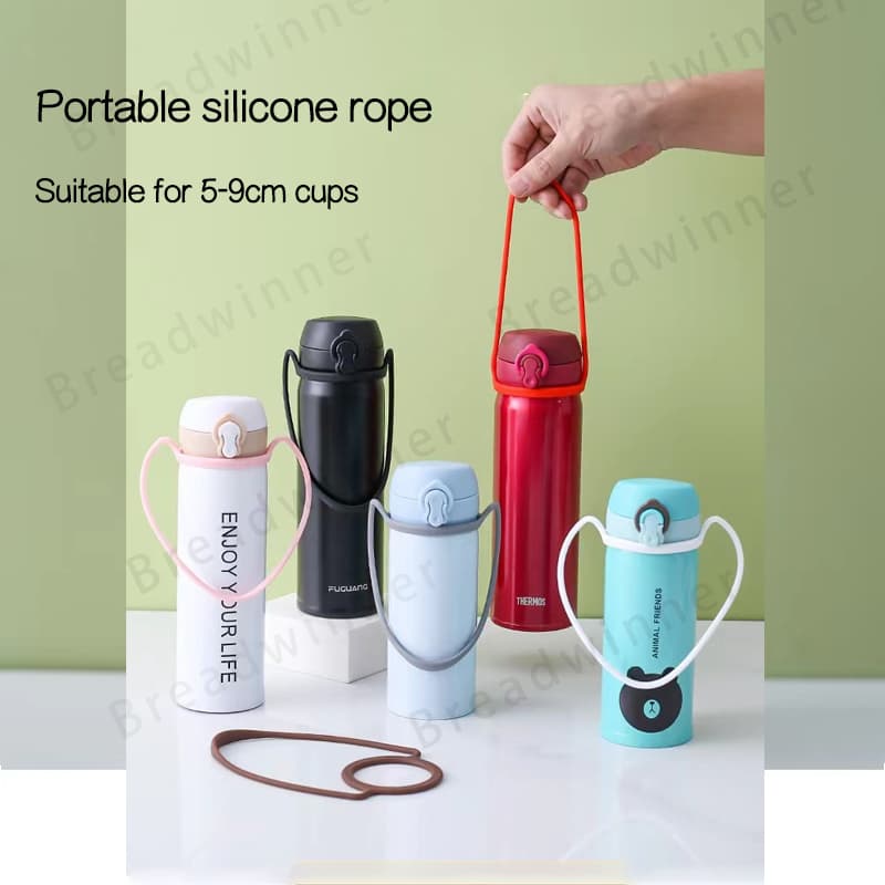 Chaleira Portátil Buckle Lanyard Xícaras Giratórias Adequadas Para De Água De 5-9cm , Chá De Leite E Starbucks tumbler Calor Frio