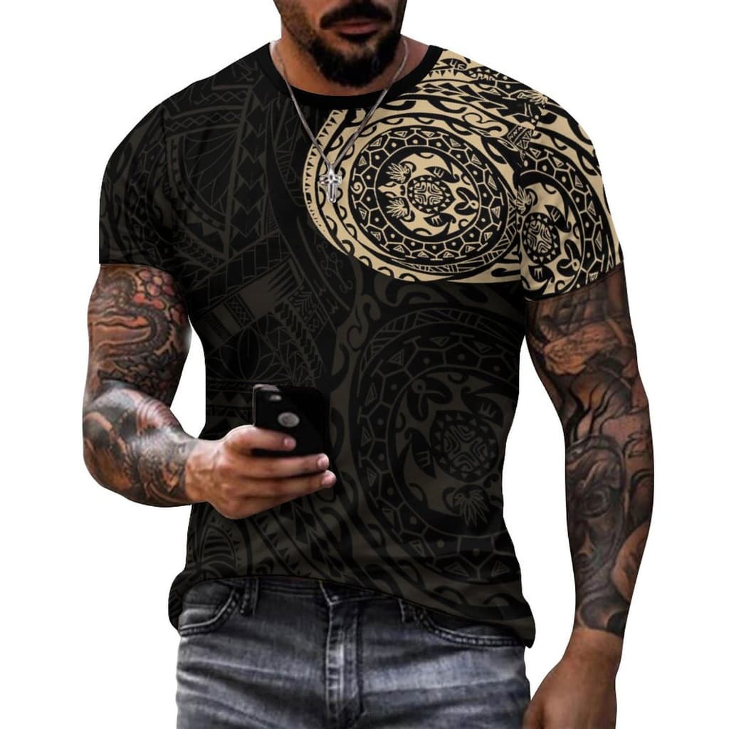 Camiseta 3D Com Estampa Digital Retrô Legal Manga Curta De Verão