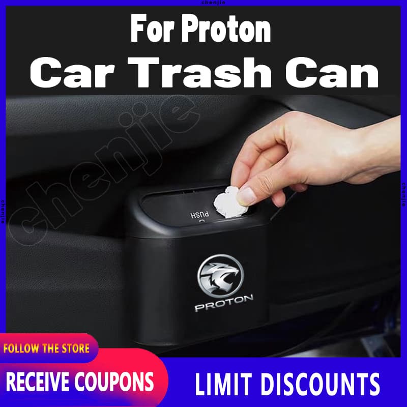 Alta Qualidade Para Proton ABS Lixeira Portátil Multifuncional Carro/De Caixa De Areia Gatos/Organizador De Armazenament