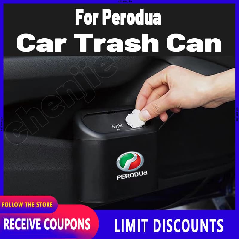 Alta Qualidade Para Perodua ABS Lixeira Portátil Multifuncional Carro/De Caixa De Areia Gatos/Organizador De Armazenamen