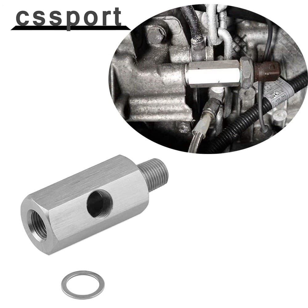 1/8'BSPT & NPT M10 Junta Do Sensor De Pressão De Óleo De Aço Inoxidável Para Adaptador De Tê Acessórios Turbo