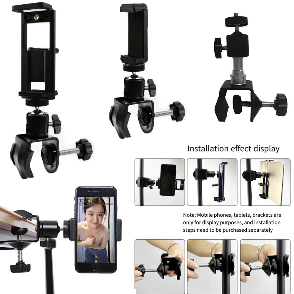 Suporte Ao Vivo Para Celular , metal , Clipe Vigorosamente , Placa Plana , Aumenta A Posição Do Microfone , Acessórios D