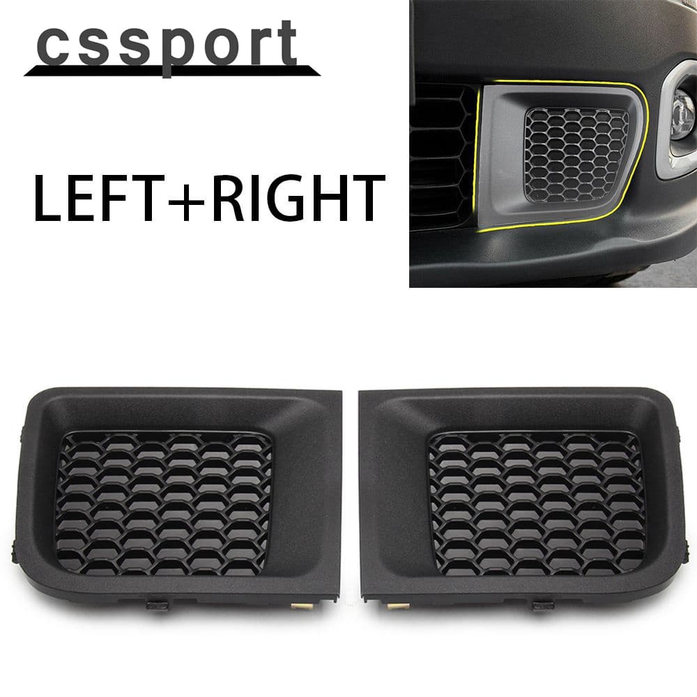 Amortecedor Dianteiro Do Carro Inferior Grade Grill Inserção Moldura Capa Guarnição Para Jeep Renegade 2015-2017 De Vent