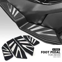 Adequado para KYMCO AK550 AK 550 2022 2023 Pedal tapete pé apoio para os pés resistente ao desgaste Kit de pé antiderrap