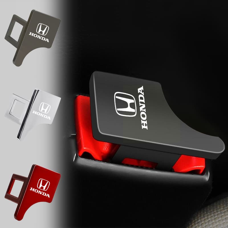 1pcs Cinto De Segurança De Carro Metálico De Alta Qualidade Fivela Personalizada Emblema Escondido Trava De Para Honda TYPER Civic XR-V HR