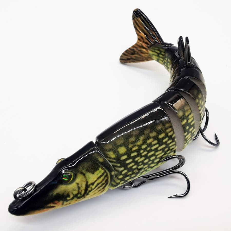 Iscas De Pesca Para Trutas De Robalo , Multi Articuladas Com Lápis Anzóis VMC/BKK , Kit De Água Doce Ou Sa