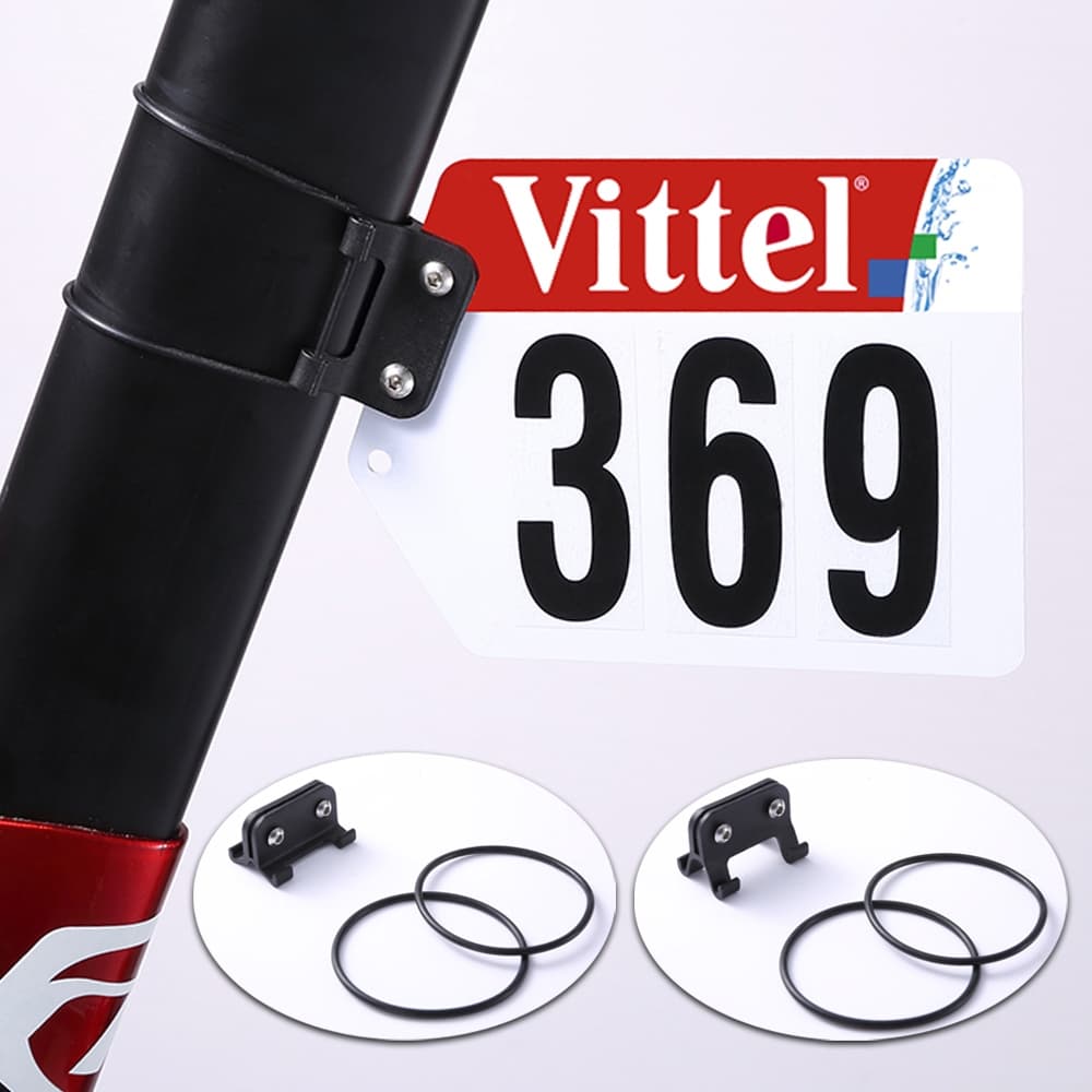MTB Bicicleta Triathlon Corrida Número Placa Montagem Titular Para De Estrada Ciclismo Licença Traseira Selim Cartões Su