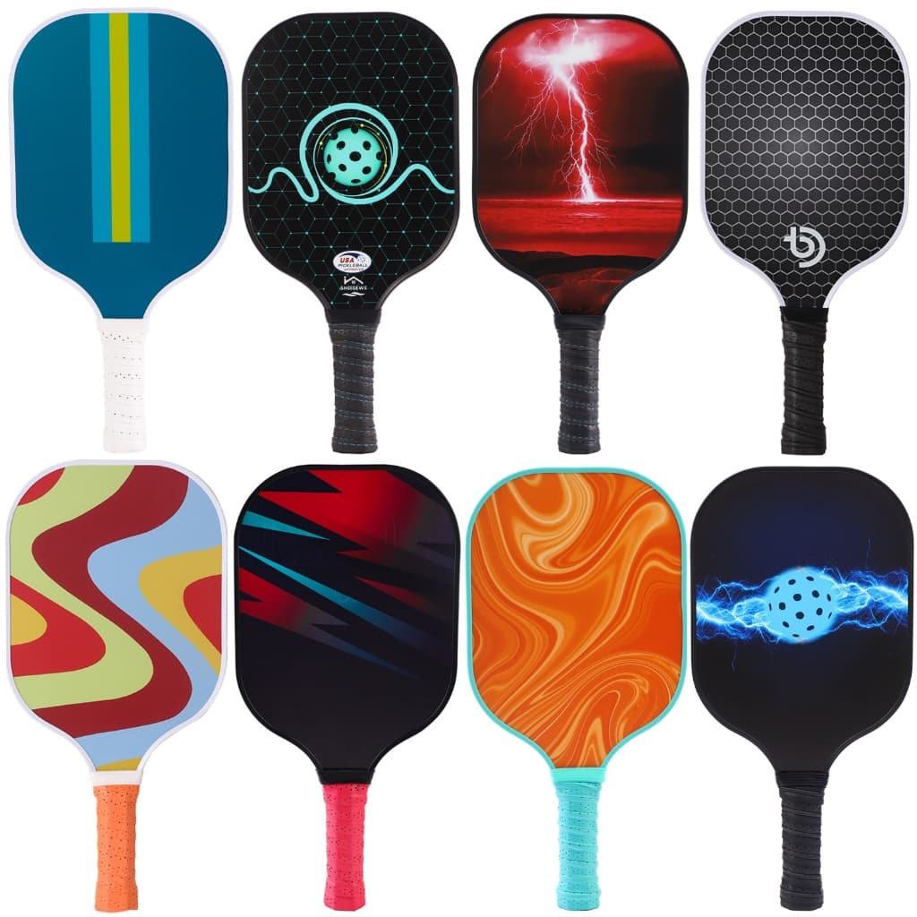 Conjunto De Pickleball De Fibra De Carbono Aprovado Pela USAPA , Grafite Leve Pickle Ball Para Homens E Mulheres