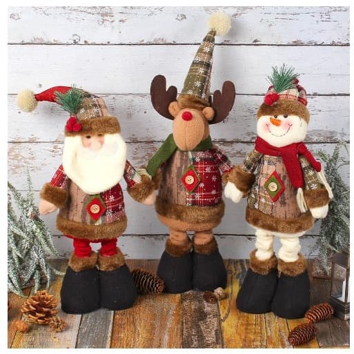 Papai Noel / Papai Noel /Snowman /Home Moose /Window Decoration