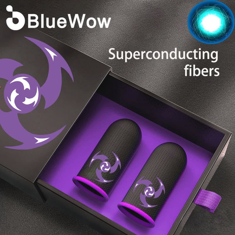 Bluewow À Prova De Quebra-Cabeça De Pílula Espiraleletro Jogo Profissional Manga De Dedo Nano Fibra Respirável Suor Jogo