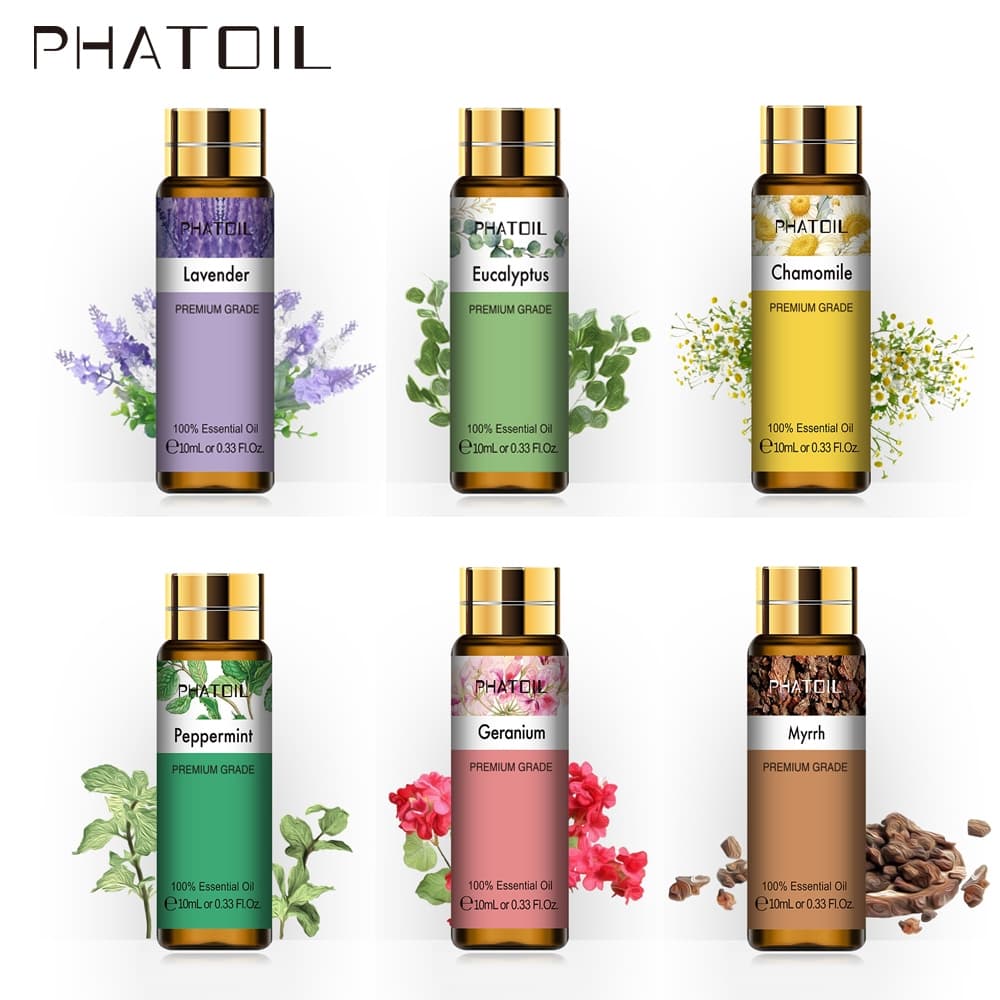 PHATOIL 10ML Óleos Essenciais Óleo Umidificador De Aromaterapia Natural