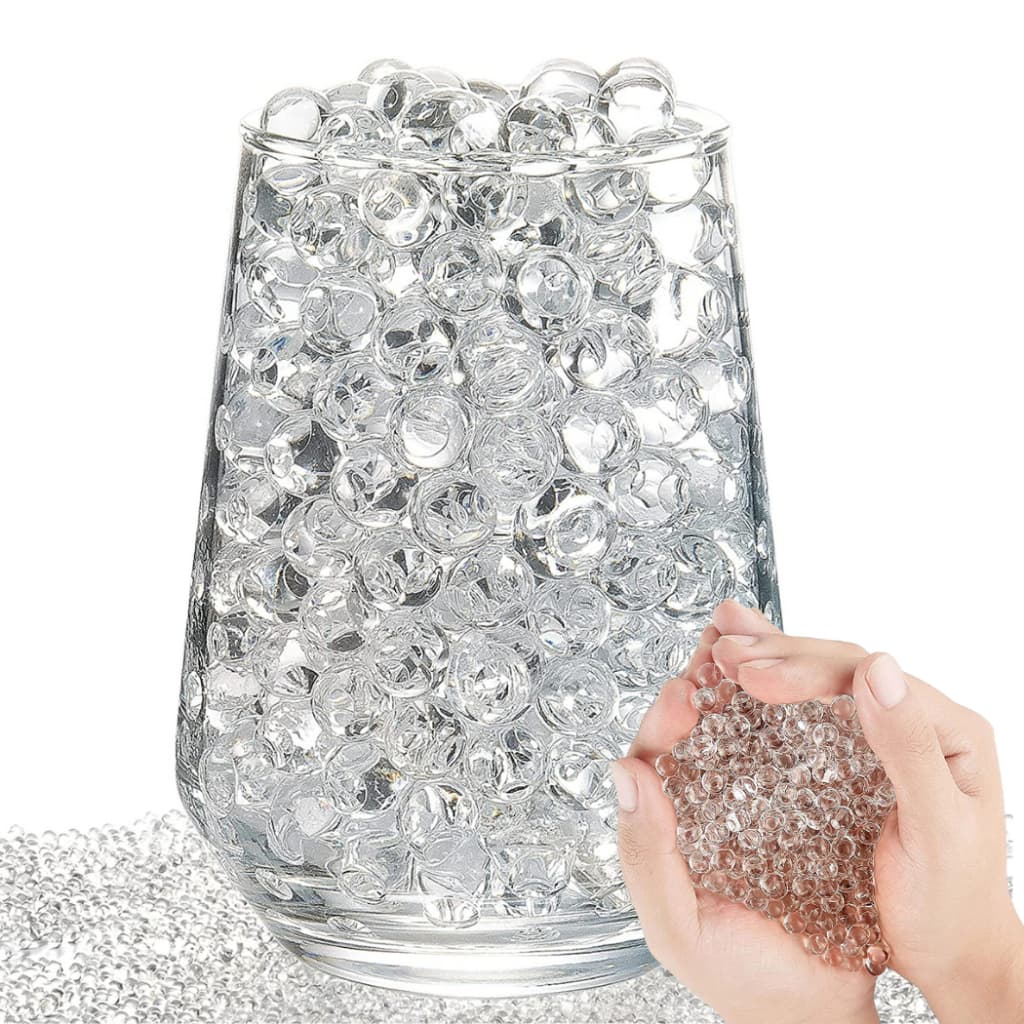 1.0000pcs Cristal Pérola em forma de pérola Esferas de água ensacada Colorful Soil-Suction Gel Balls Home Decoração Jelly Balls Bonsai Apreciação