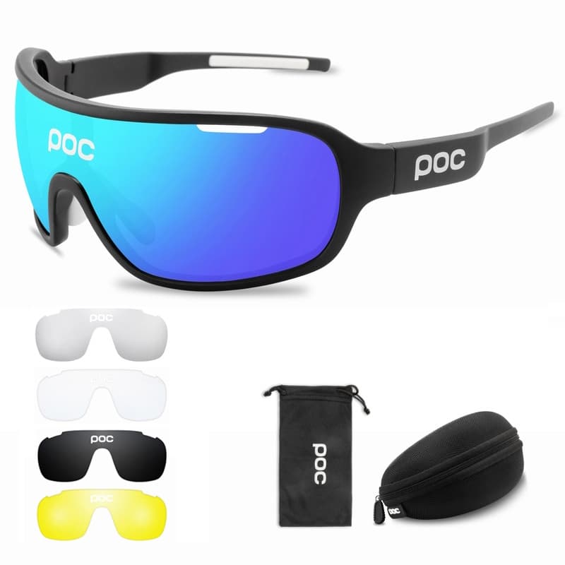 POC P50-P59 Óculos De Ciclismo UV400 Polarizado Esportes Sol Anti-UV Masculino Bicicleta Feminino Correndo Tons Para Cor