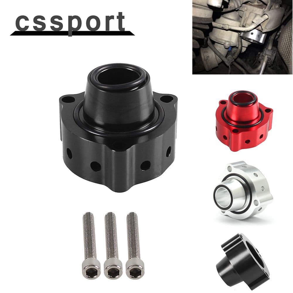 Alumínio Blow Off Dump Valve Adapter Spacer Kit 1.4 1.8 2.0 Para TSI/TFSI Turbo Motores Blow Off Válvula Adaptador Peças