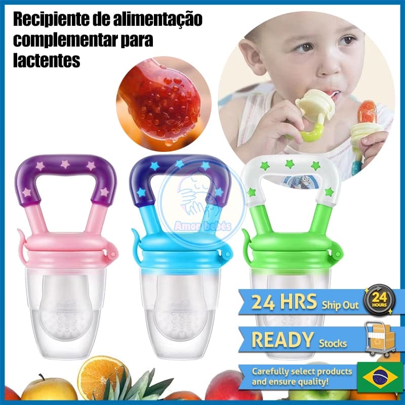 Frutas Divertidas Complementares Mordidas De Alimentos Saco De Malha De Silicone Para Alimentação De Bebês Louça De