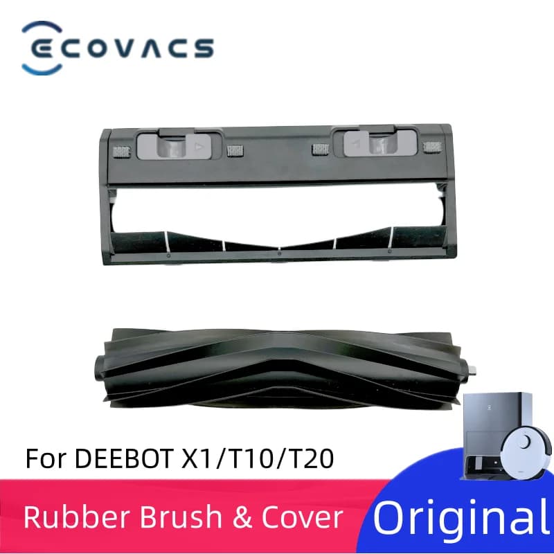 Ecovacs X1/T10/T20/N10/T8/T9/950/920/N8 Acessórios De Escova De Rolo Borracha Tampa Da Principal